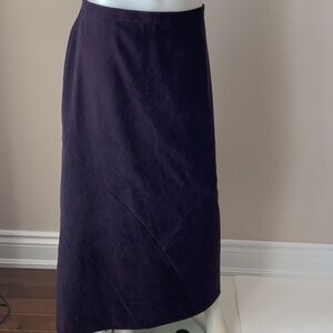 Laura Sueded Fabric Maxi Skirt